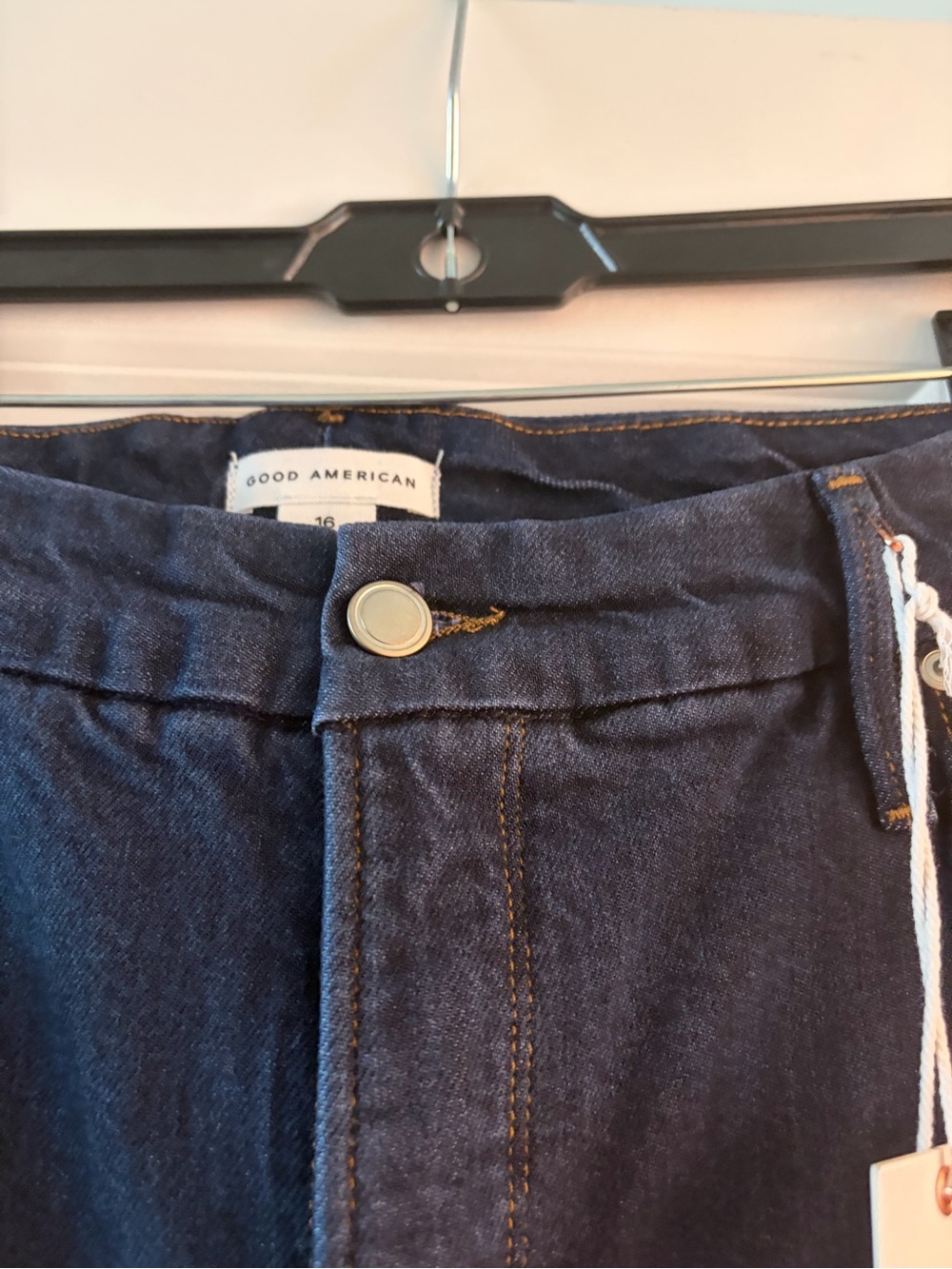 Good American size 16 straight leg dark denim jeans